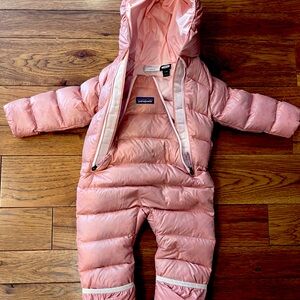 Patagonia Pink Down Baby Bunting